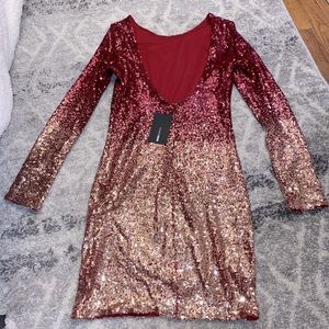 * * S O L D * * Fashion Nova Sequin Dress